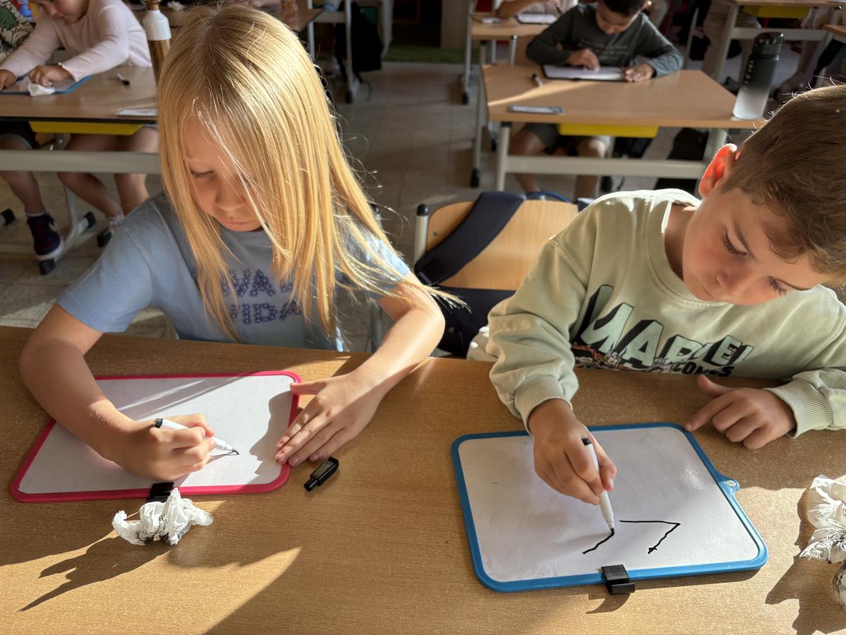 1e lj - wij hebben al hard gewerkt!