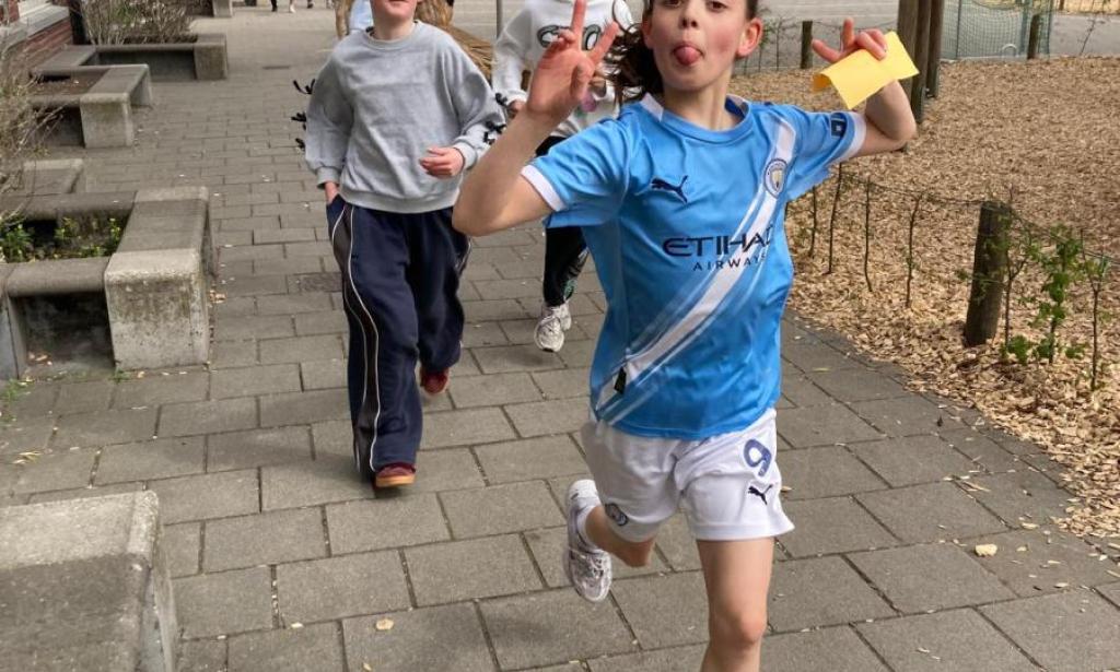 lopende kinderen