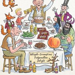 Affiche verjaardag Roald Dahl